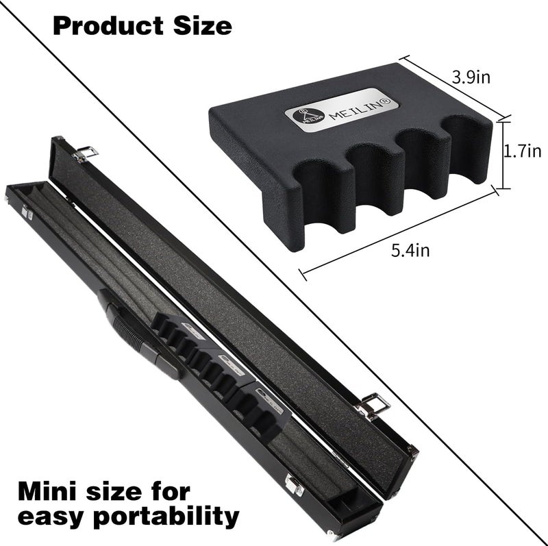 LFSEMINI Pool Cue Holder, 4-Cue Portable Pool Stick Holder for Table, Weighted & Durable Billiard Cue Holder, Mini Stick Holder for Pool Cues, Pool Cue Holder Claw - Image 5